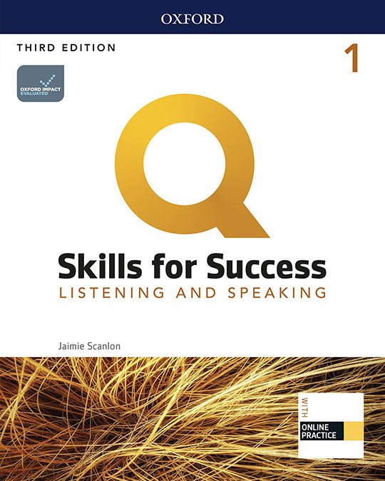 Q Skills for Success (3rd Edition). Listening & Speaking 1. Student's Book Pack | Varios autores | 9780194905138 (OXFORD)