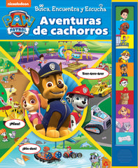AVENTURAS DE CACHORROS. BUSCA, ENCUENTRA Y ESCUCHA PATRULLA CANINA: AVENTURAS DE CACHORROS