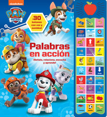 PALABRAS EN ACCION PATRULLA CANINA 30 BOTONES CON VOZ Y SONIDOS: 30 BOTONES CON VOZ Y SONIDO