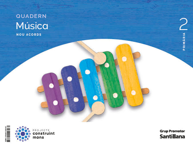 MUSICA CUADERNO 2º de Primaria CATALAN 23 NUEVO ACORDES | AA,VV | 9788411293167 (Grup Promotor Santillana)