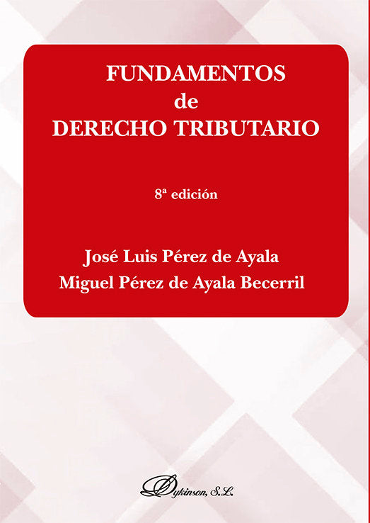 FUNDAMENTOS DE DERECHO TRIBUTARIO - 9788411704625