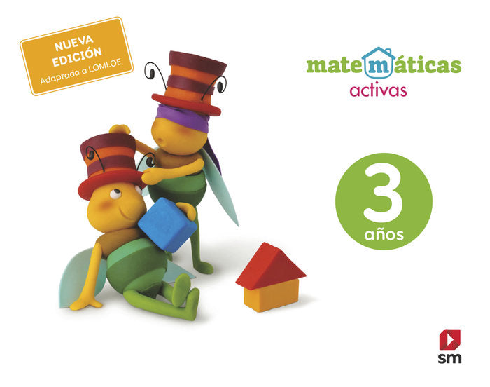 MATEMATICAS ACTIVAS 3AÑOS 24 | Varios Autores | 9788411822190 (Sm)