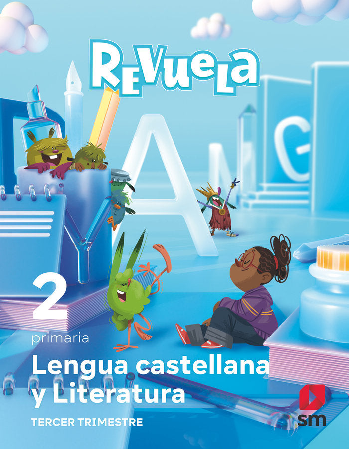LENGUA CASTELLANA 2º de Primaria TRIMESTRE REVUELA 24 | MENENDEZ, PILAR/GARCIA-ROJO CANTON, PATR | 9788411826594 (Sm)
