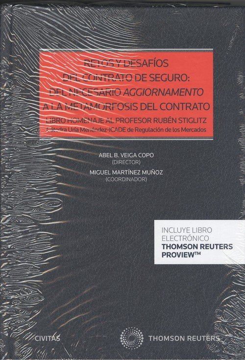 RETOS Y DESAFÍOS DEL CONTRATO DE SEGURO - 9788413085982