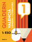 Quadern de valencià 1r ESO. Aa. Vv. (Edicions Bromera, S.L.) 9788413582351