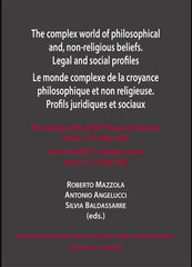 THE COMPLEX WORLD OF PHILOSOPHICAL AND NON RELIGIOUS BELIE - 9788413698311