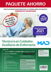 PAQUETE AHORRO TECNICO/A EN CUIDADOS AUXILIARES DE ENFERMERI | 7 EDITORES/ANIA PALACIO, JOSE MANUEL/GOM | MAD | 9788414247310