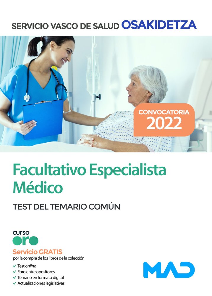 FACULTATIVO ESPECIALISTA MEDICO/A OSAKIDETZA-SERVICIO VAS | 7 EDITORES/MUÑOZ LABIANO, ALVAR MILLAN/S | MAD | 9788414257029