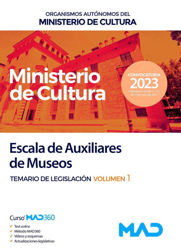 ESCALA DE AUXILIARES DE MUSEOS DE ORGANISMOS AUTONOMOS DEL M | 7 EDITORES/TORRES FONSECA, FRANCISCO JES | MAD | 9788414271537
