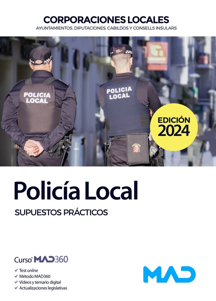 POLICIA LOCAL SUPUESTOS PRACTICOS | AA,VV | MAD | 9788414279106