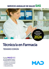 TECNICO/A FARMACIA TEMARIO COMUN SERVICIO ANDALUZ SALUD SAS | AA,VV | MAD | 9788414287033