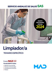 LIMPIADOR/A TEMARIO ESPECIFICO SERVICIO ANDALUZ SALUD SAS | AA,VV | MAD | 9788414287781