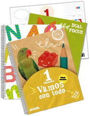 VAMOS CON TODO 1oEP 1oTRIM ANDALUCIA+LECTOESC+MATE 23 | AA,VV | 9788414317327 (Anaya Texto)