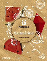 ✅ MATEMÁTICAS 6º EDUCACION PRIMARIA VV.AA. ANAYA - 9788414322345