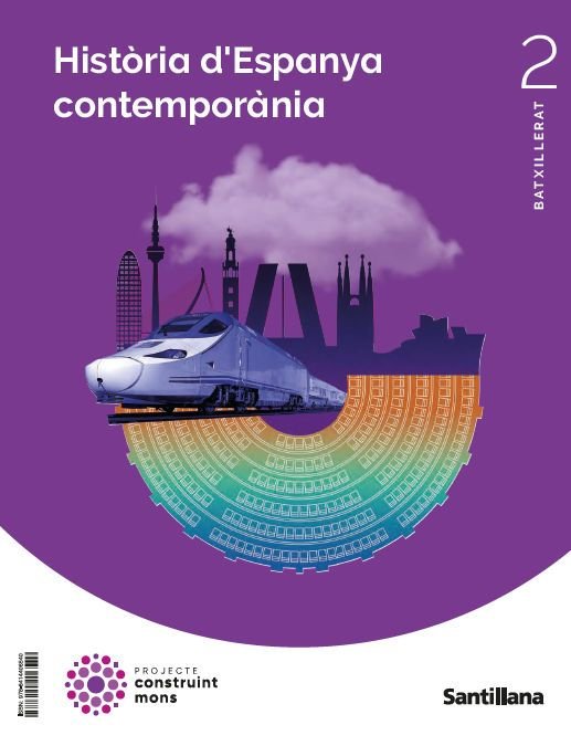 ✅ HISTORIA ESPAÑA 2ºBACH MEDITERRANEO 23 CONSTRUYENDO MUNDOS I AA,VV I SANTILLANA I 9788414406540