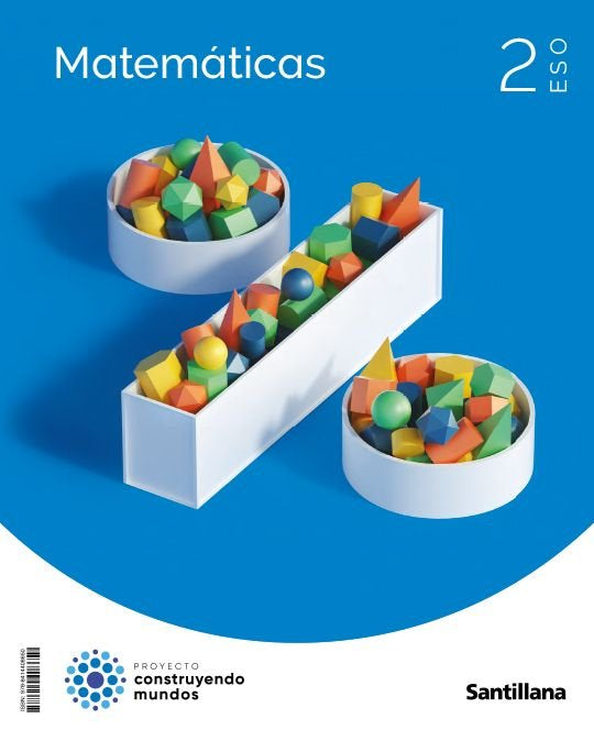 MATEMATICAS 2ºESO CONSTRUYENDO MUNDOS | Varios autores | 9788414408650 (SANTILLANA)