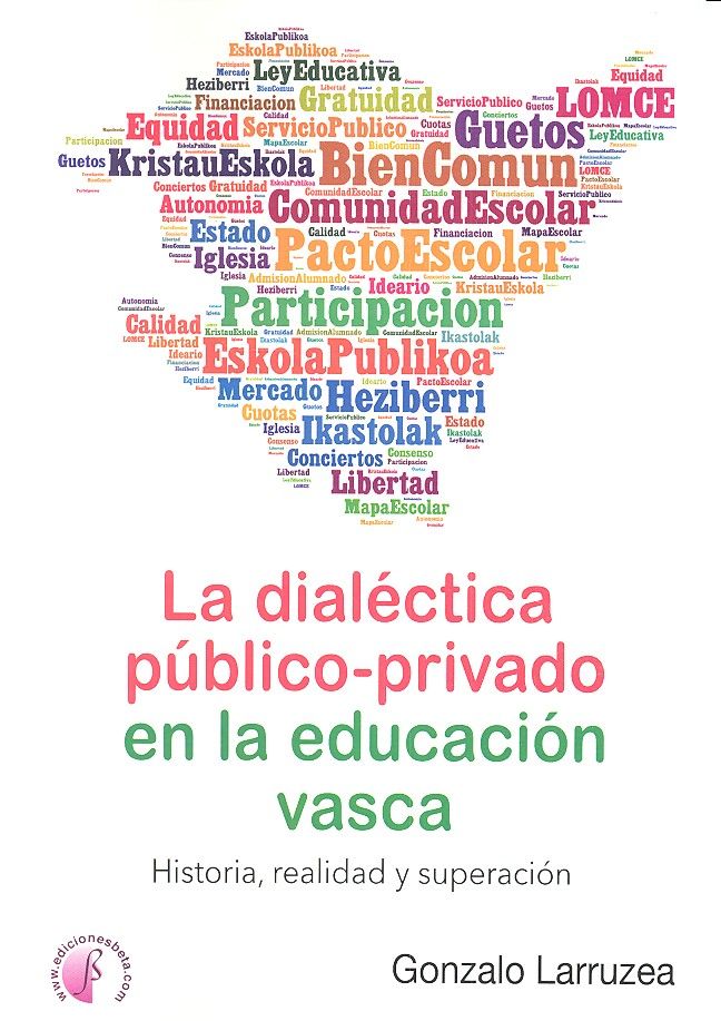 DIALECTICA PUBLICO PRIVADO EN LA EDUCACION VASCA | LARRUZEA,GONZALO | EDICIONES BETA III MILENIO | 9788416809073