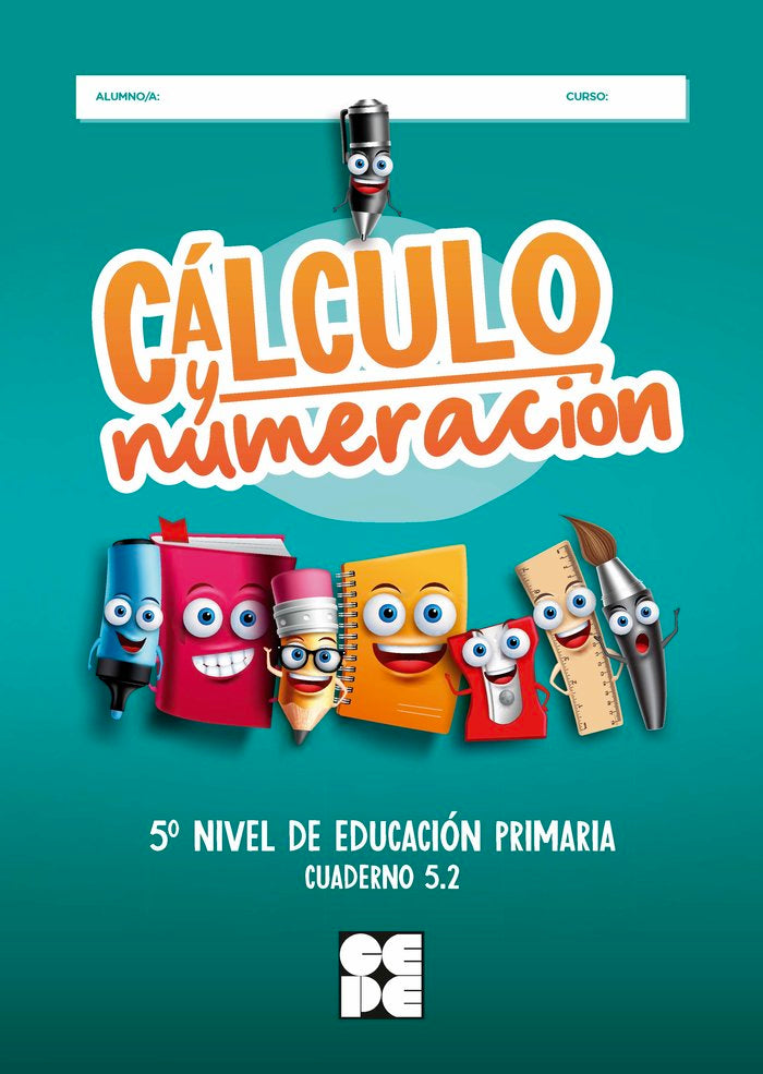 CÁLCULO Y NUMERACIÓN 5.2 HIPATIA I Trallero de Lucas, Cristina;Romera Valdehita, Miguel Ángel;Galve Manzano, José Luis;Trallero Sanz, Manuel;Moreno Ojeda, José Miguel I Ciencias de la Educación Preescolar y Especial I 9788418044380