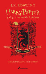 HARRY POTTER 3 PRISIONERO DE AZKABAN GRYFFINDOR ANIVERSARIO | Rowling,j,k, | 9788418174087 (Salamandra infantil y juvenil)