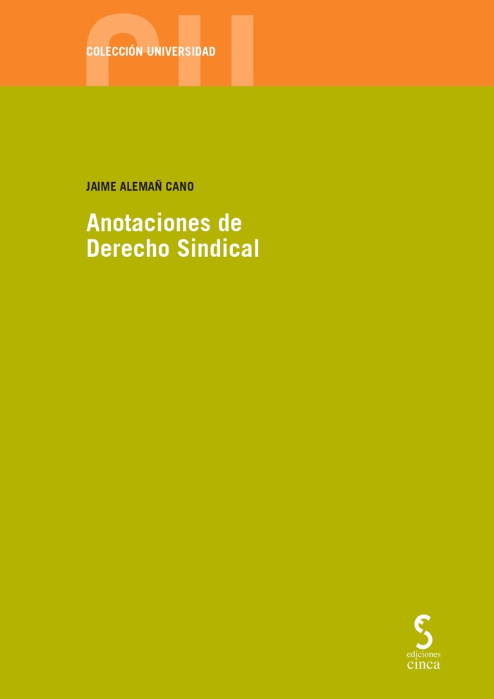 ANOTACIONES DE DERECHO SINDICAL - 9788418433658