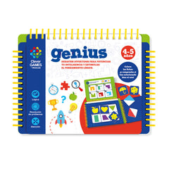 CLEVER GAMES GENIUS 4-5 AÑOS | CLEVER GAMES IMAGILAND | 1 UNIDAD | 9788418861413