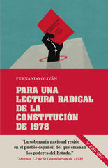 PARA UNA LECTURA RADICAL DE LA CONSTITUCION DE 1978 - 9788418981937