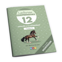 LECTURAS COMPRENSIVAS 12 PAUTA MONTESSORI IN,LECTOESCRITURA | MARTINEZ ROMERO,JOSE | GEU | 9788419646552