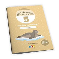 LECTURAS COMPRENSIVAS 5A 1ºEP FRASES ADAPT,CON PICTOGRAMAS | AA,VV | GEU | 9788419646972
