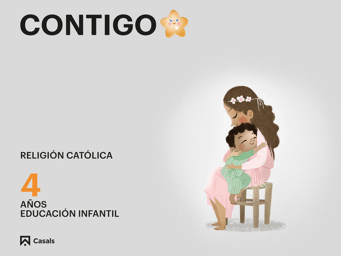 CUADERNO RELIGION 4AÑOS EI 24 CONTIGO | AA,VV | 9788421881514 (Casals)
