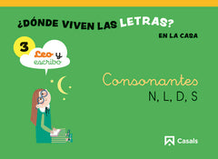 CUADERNO 3 4AÑOS EI 24 DONDE VIVEN LAS LETRAS | AA,VV | 9788421881712 (Casals)