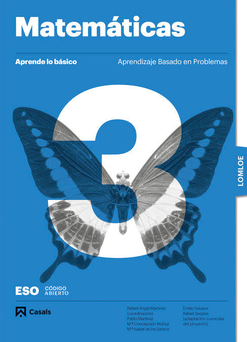 Aprende lo básico. Matemáticas 3ºESO. LOMLOE | Varios autores | 9788421882054 (CASALS)