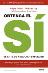 OBTENGA EL SI | WILLIAM URY/ROGER FISHER/BRUCE PATTON | EDICIONES DEUSTO | 9788423439164