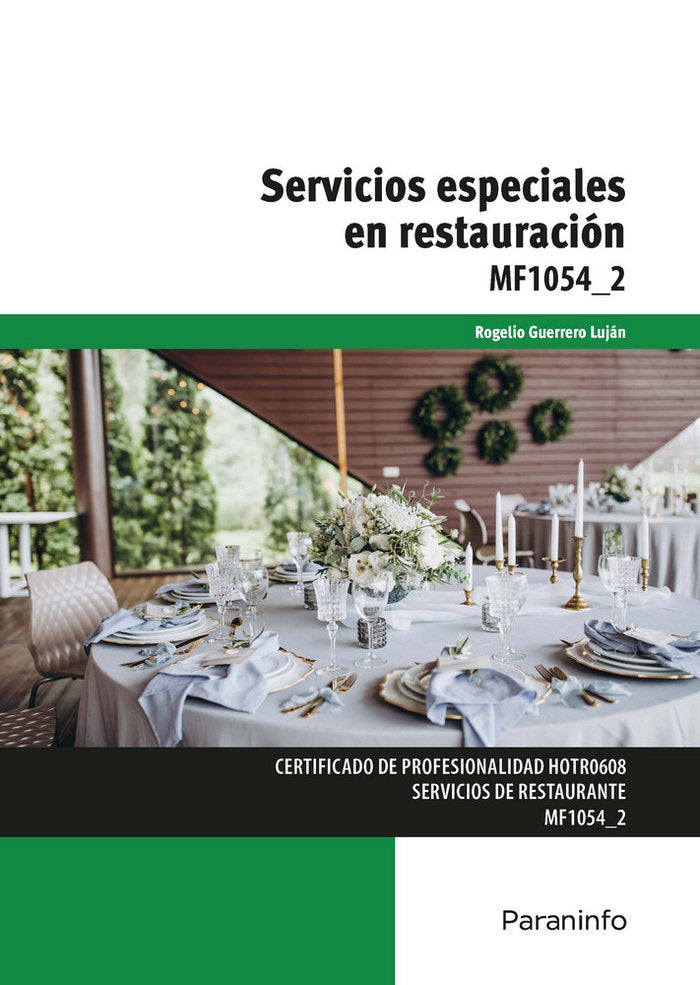SERVICIOS ESPECIALES EN RESTAURACION | GUERRERO LUJAN,ROGELIO | PARANINFO | 9788428340496