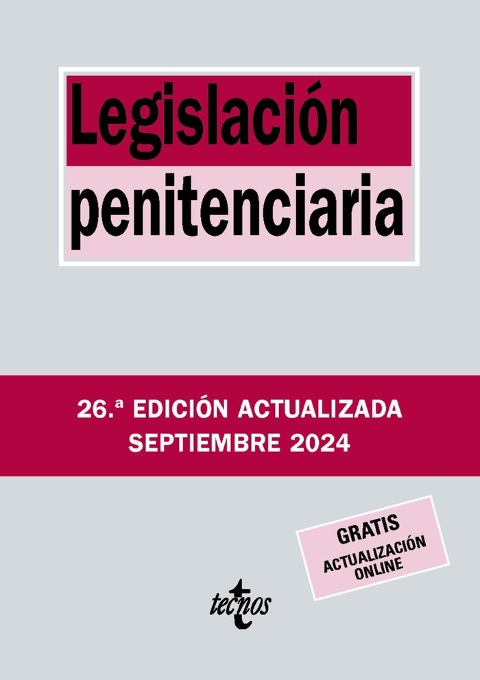 LEGISLACION PENITENCIARIA 26ªED - 9788430990979