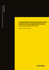 EDAD LEGAL COMO PRESUNCION IURIS TANTUMLA - 9788431335588