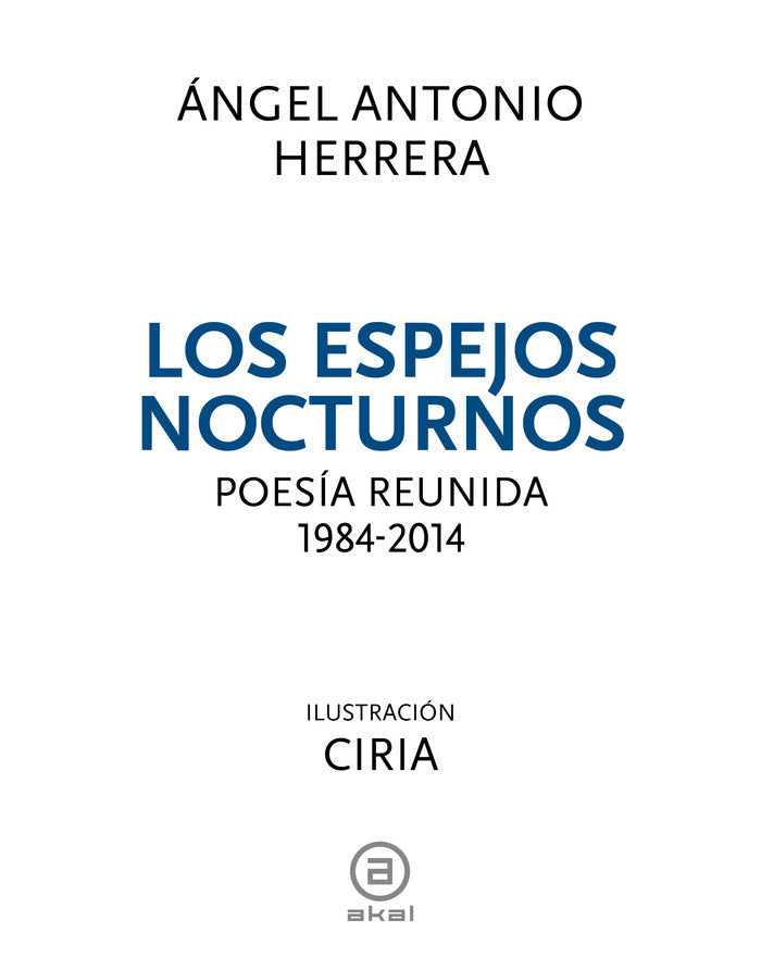 LOS ESPEJOS NOCTURNOS I Herrera Paños, Ángel Antonio I Ediciones Akal I 9788446054528
