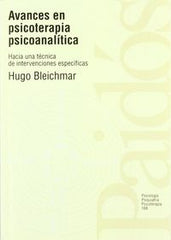 AVANCES EN PSICOTERAPIA PSICOANALITICA - 9788449303944