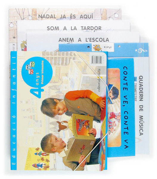 TRES TAMBORS 4 ANYS, PRIMER TRIMESTRE (SENSE MON DE CONTES) | VILA RUIZ, ANNA/MOLINER AVELLANEDA, ANNA | 9788466109802 (Cruilla Sm)