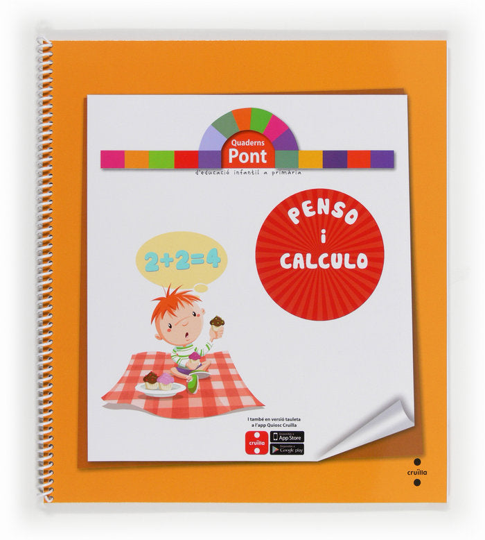 QUADERNS PONT PENSO CALCULO 5ANYS CATALAN 14 SMVAR05EI | AA,VV, | 9788466134033 (Cruilla Sm)
