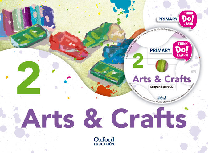 Think Do Learn Arts & Crafts 2nd Primary. Class book + CD pack | Varios autores | 9788467392371 (OXFORD)