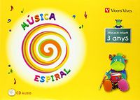 ESPIRAL MUSICA P-3 CATALA+CD | Varios Autores | 9788468200002 (Vicens Vives)