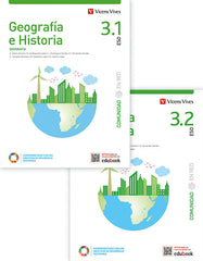 Geografía e Historia 3 (3.1 Geografía 3.2 Geografía) (Comunidad en Red) | Varios autores | 9788468284774 (VICENS VIVES)