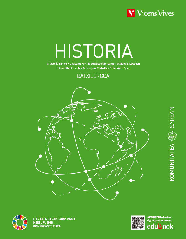 ✅ HISTORIA DE ESPAÑA 2ºBACH (KOMUNITATEA SAREAN) 23 I EQUIPO EDITORIAL I VICENS VIVES I 9788468295596