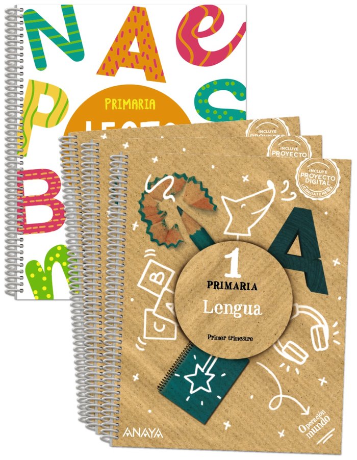 LENGUA 1oEP OPERAC,MUNDO 22 (INCLUYE PUNTO DE LECTURA 1) | CLAR BOLUDA, Ma DEL CARMEN/FUENTES ZARAG | 9788469892268 (Anaya Texto)