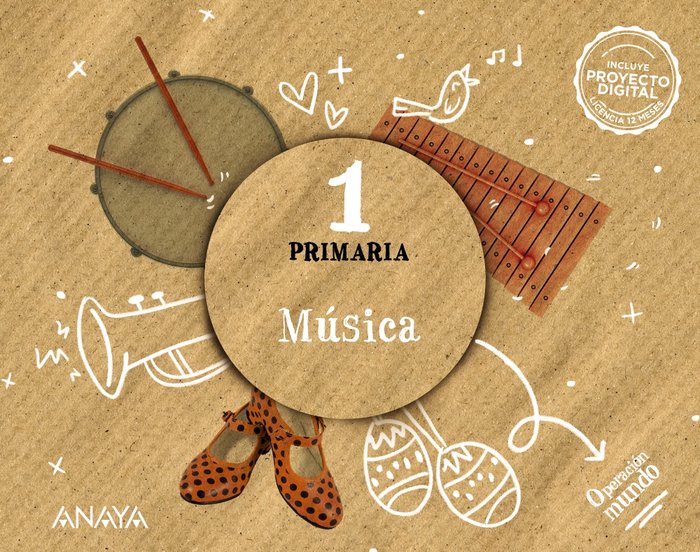 MUSICA 1oEP OPERACION MUNDO 22 | CIFUENTES PADRINO, ALFONSO/F, GANCEDO HU | 9788469896921 (Anaya Texto)