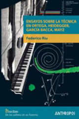 ENSAYOS SOBRE LA TECNICA EN ORTEGAHEIDEGGER - 9788476589496