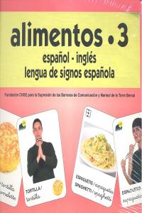 VOCABULARIO FOTOGRÁFICO ELEMENTAL - ALIMENTOS 3 (ELABORADOS) I CNSE, Fundación;de la Torre Bernal, Marisol I Ciencias de la Educación Preescolar y Especial I 9788478699773
