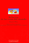 RELACION DE LAS COSAS DEL MUNDO - 9788481644562