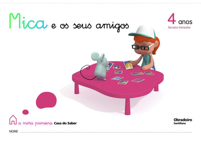 4-3ANOS INFANTIL MICA GALL ED10 | AA,VV, | 9788482249544 (Obradoiro Santillana)
