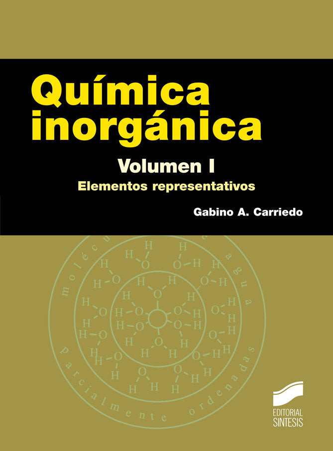 QUIMICA INORGANICA VOLUMEN I - 9788490772423